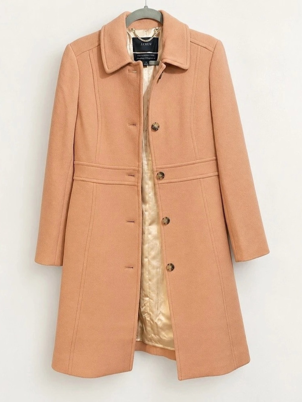 J.Crew Lady Day Coat Warm Taupe Size 6 Fits Like 4 NWOT